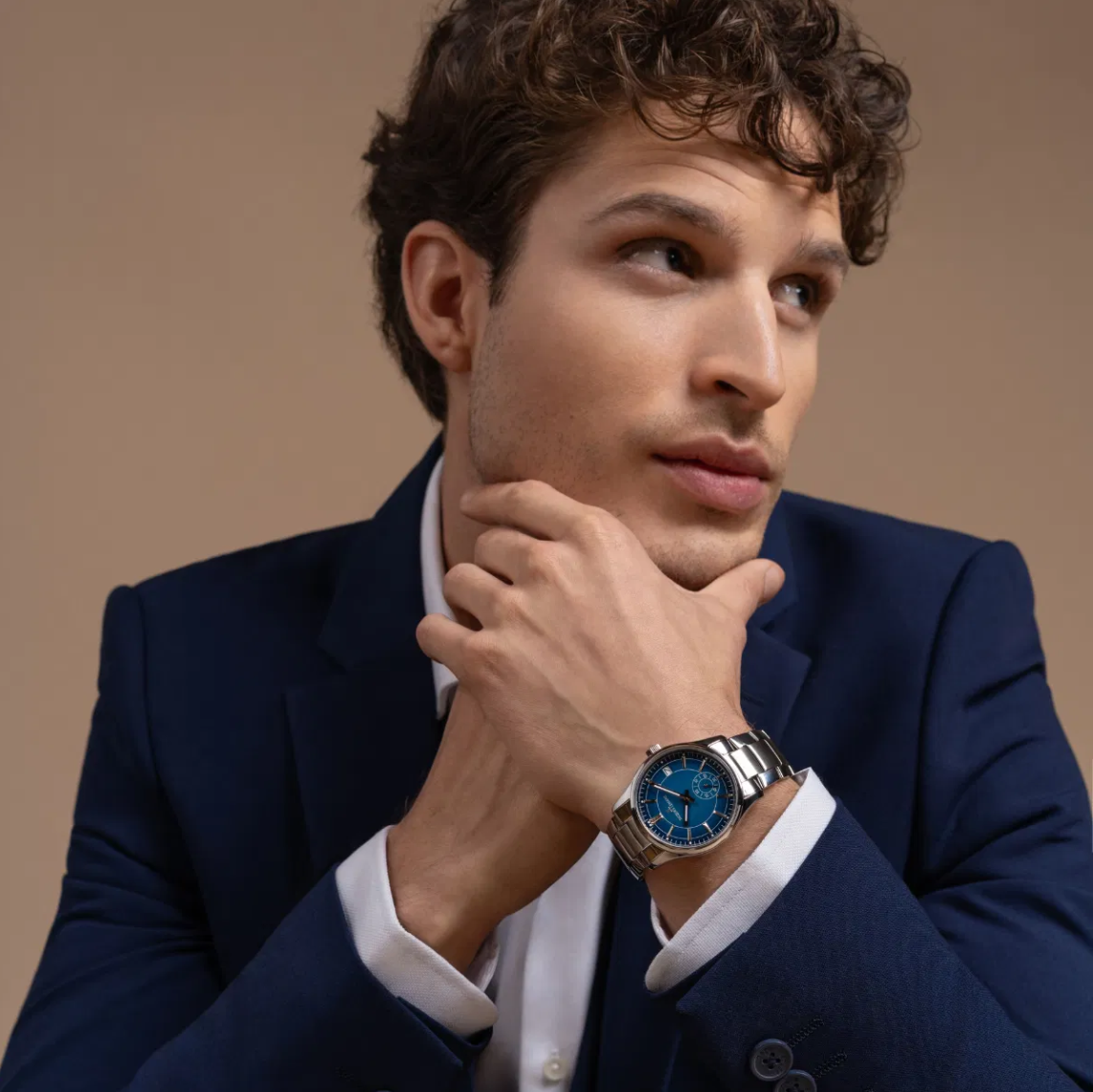 Jacques Lemans 1-2197G Men’s Watch – Stainless Steel, Blue Dial, Elegant Design