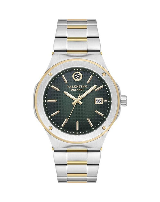 Valentino Orlandi VO.1.10007-5 Two-Tone Green Dial Men’s Watch