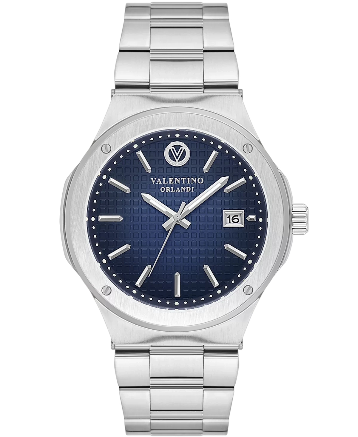 Valentino Orlandi VO.1.10007-2 – Blue Dial Stainless Steel Men’s Watch