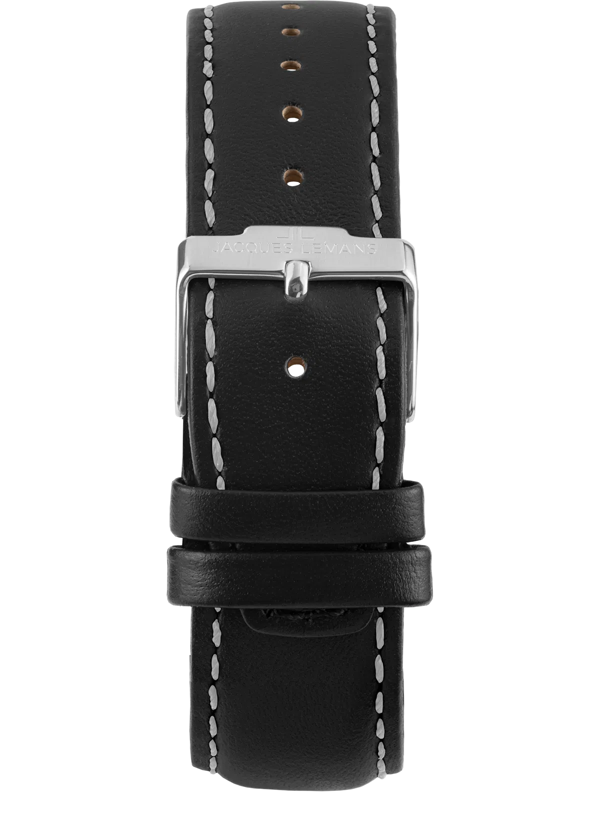 Jacques Lemans 1-1877A Men’s Chronograph – Stainless Steel, Black Dial, Sporty Elegance