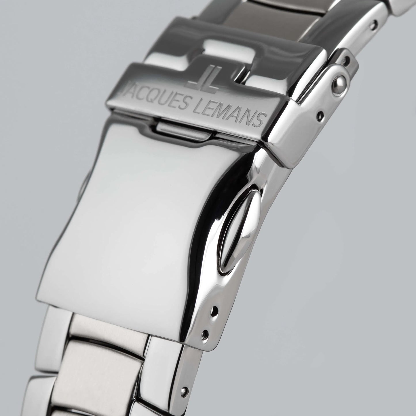 Jacques Lemans 1-2197F Men’s Watch – Stainless Steel, Black Dial, Elegant Design