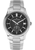 Jacques Lemans 1-2197F Men’s Watch – Stainless Steel, Black Dial, Elegant Design