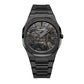 D1 Milano UTBJ31 Men’s Watch – Ultra Thin, Black Stainless Steel, Marble Effect Dial