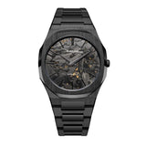 D1 Milano UTBJ31 Men’s Watch – Ultra Thin, Black Stainless Steel, Marble Effect Dial