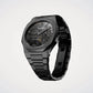 D1 Milano UTBJ31 Men’s Watch – Ultra Thin, Black Stainless Steel, Marble Effect Dial