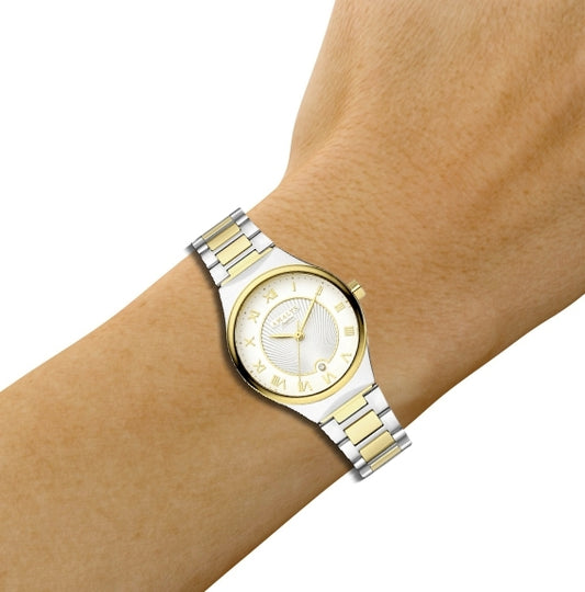 Amalys AMW-159 Women’s Watch – Two-Tone Stainless Steel, Roman Numerals, Sapphire Glass