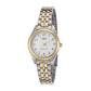 Casio LTP-1129G-7BRDF Women’s Watch – Two-Tone Stainless Steel, White Dial