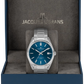 Jacques Lemans 50-3C Men’s Watch – Stainless Steel, Blue Dial, Classic Design