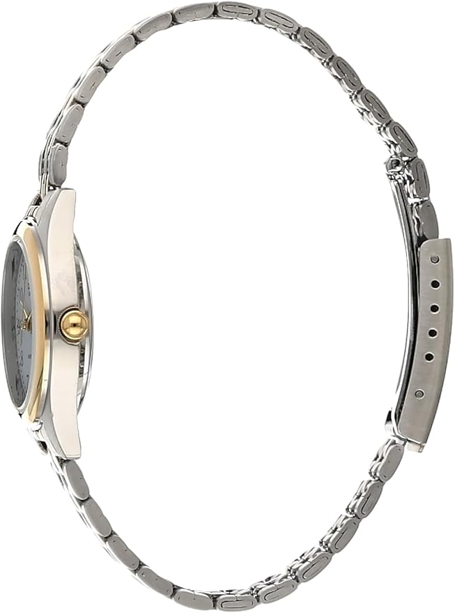 Casio LTP-1129G-7BRDF Women’s Watch – Two-Tone Stainless Steel, White Dial