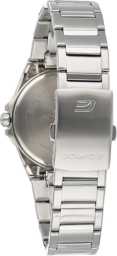 Casio Edifice EFR-S108D-1AVUDF Men’s Watch – Sapphire Crystal, Slim Stainless Steel, Black Dial