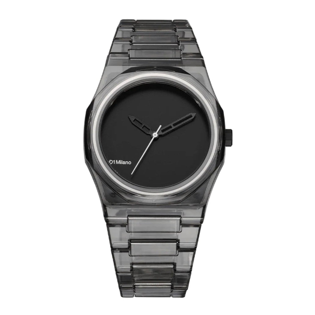 D1 Milano NYBJ02 Exp-Black – 39 mm Nylon Transparent Black Watch