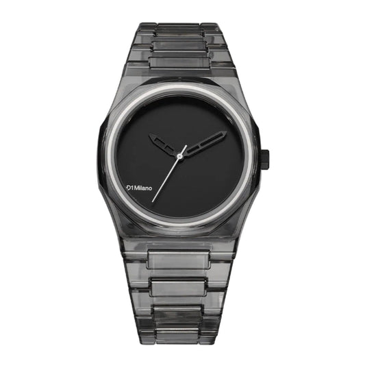 D1 Milano NYBJ02 Exp-Black – 39 mm Nylon Transparent Black Watch