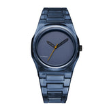 D1 Milano NYBJ05 Exp-Cobalt – Nylon 39 mm Transparent Blue Watch