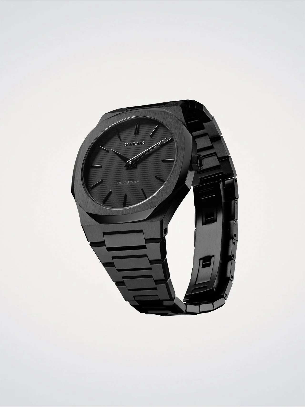 D1 Milano UTBJSH Ultra Thin Shadow 40 mm – All-Black Stainless Steel Watch