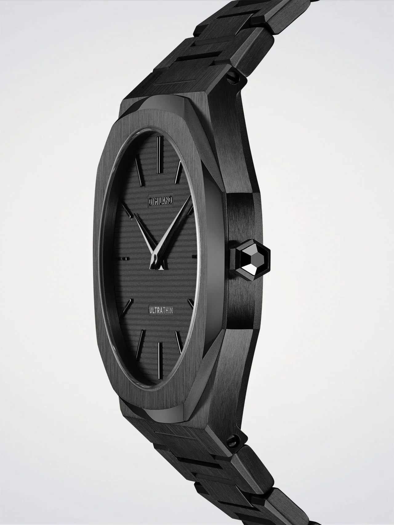 D1 Milano UTBJSH Ultra Thin Shadow 40 mm – All-Black Stainless Steel Watch