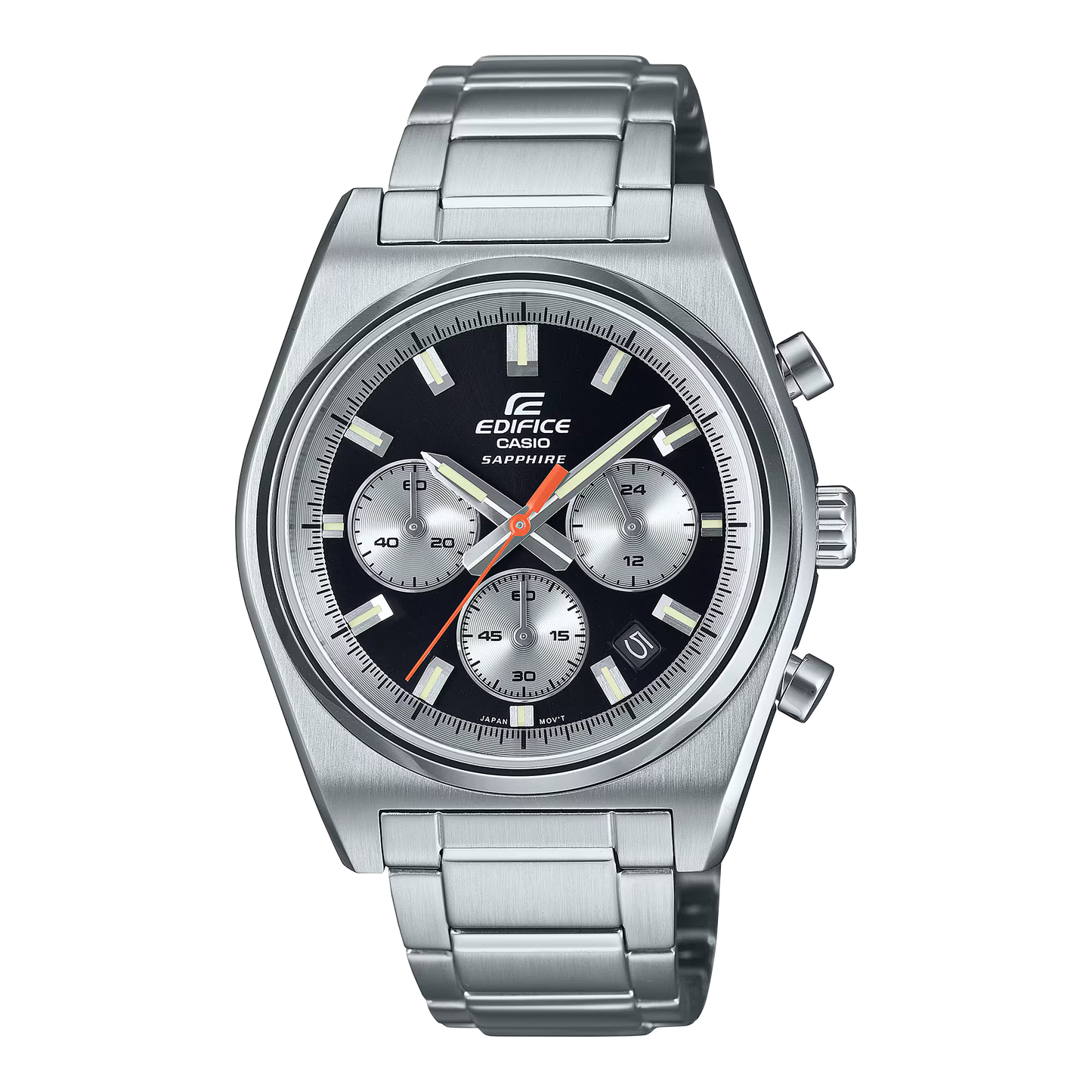 Casio Edifice EFB-730-1AVUDF Men’s Watch – Sapphire Crystal, Stainless Steel, Black Dial