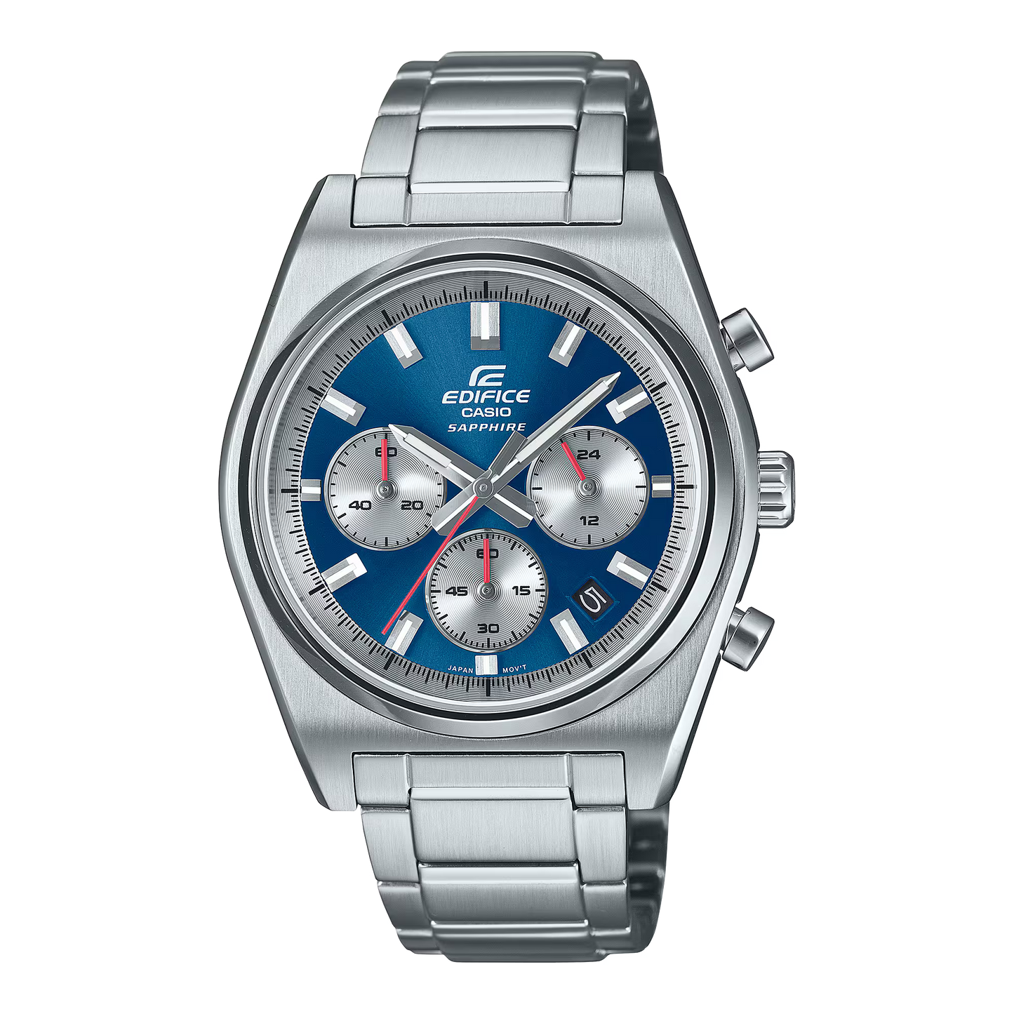 Casio Edifice EFB-730D-2AVUDF Men’s Watch – Sapphire Crystal, Stainless Steel, Blue Dial