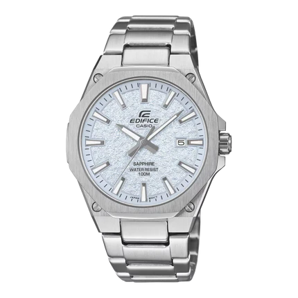 Casio Edifice EFR-S108DE-2AVUDF Men’s Watch – Slim Stainless Steel, Sapphire Crystal, Blue Dial