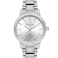 Freelook FL.1.10421-1 Women’s Watch – Silver Stainless Steel, Geometric Dial Design