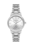 Freelook FL.1.10421-1 Women’s Watch – Silver Stainless Steel, Geometric Dial Design