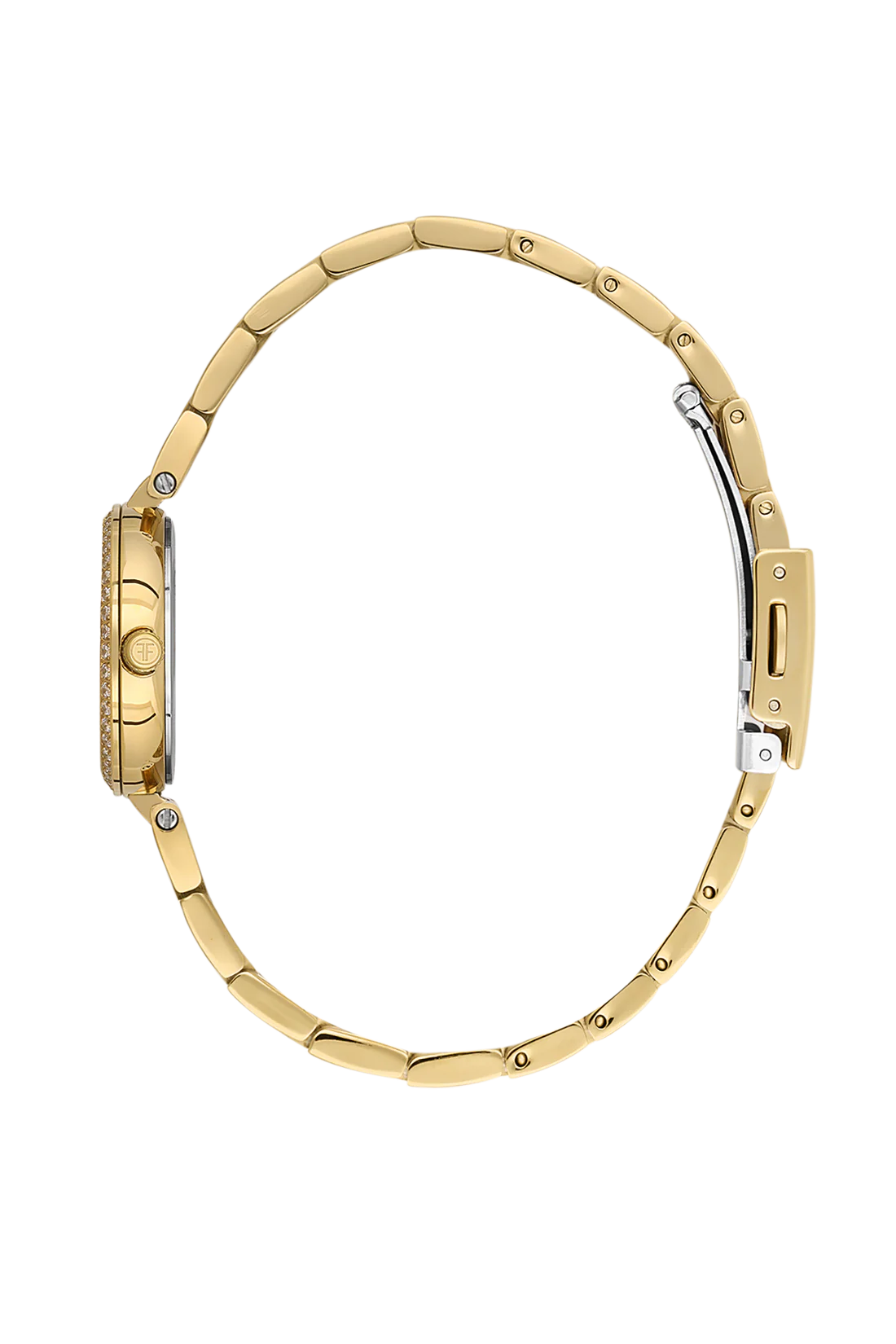 Freelook FL.1.10426-2 Women’s Watch – Gold Stainless Steel, Green Dial, Crystal Bezel