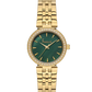 Freelook FL.1.10426-2 Women’s Watch – Gold Stainless Steel, Green Dial, Crystal Bezel