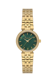 Freelook FL.1.10426-2 Women’s Watch – Gold Stainless Steel, Green Dial, Crystal Bezel