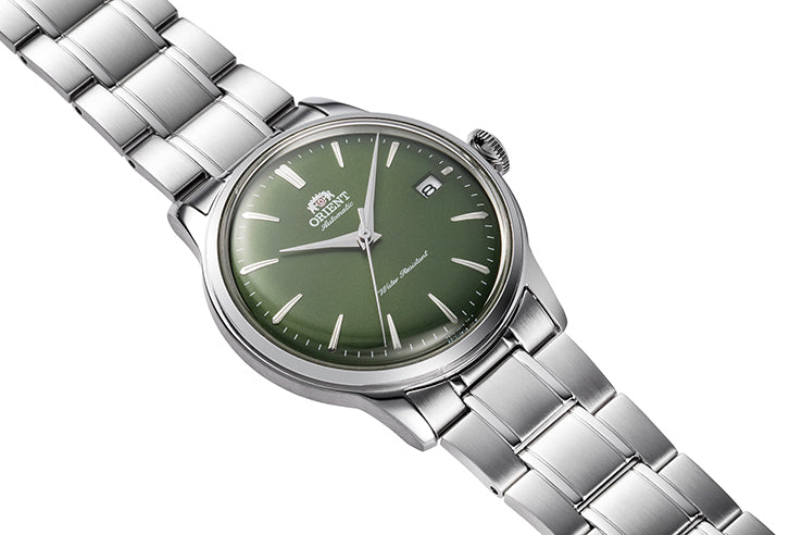 Orient RA-AC0M09E30B Automatic Men’s Watch – Green Dial, Stainless Steel Bracelet