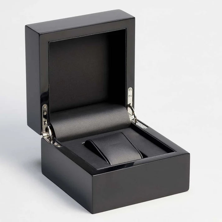 Valentino Orlandi VO.1.10014-5 Men’s Automatic Watch – Stainless Steel, Black Dial, Open Heart Design