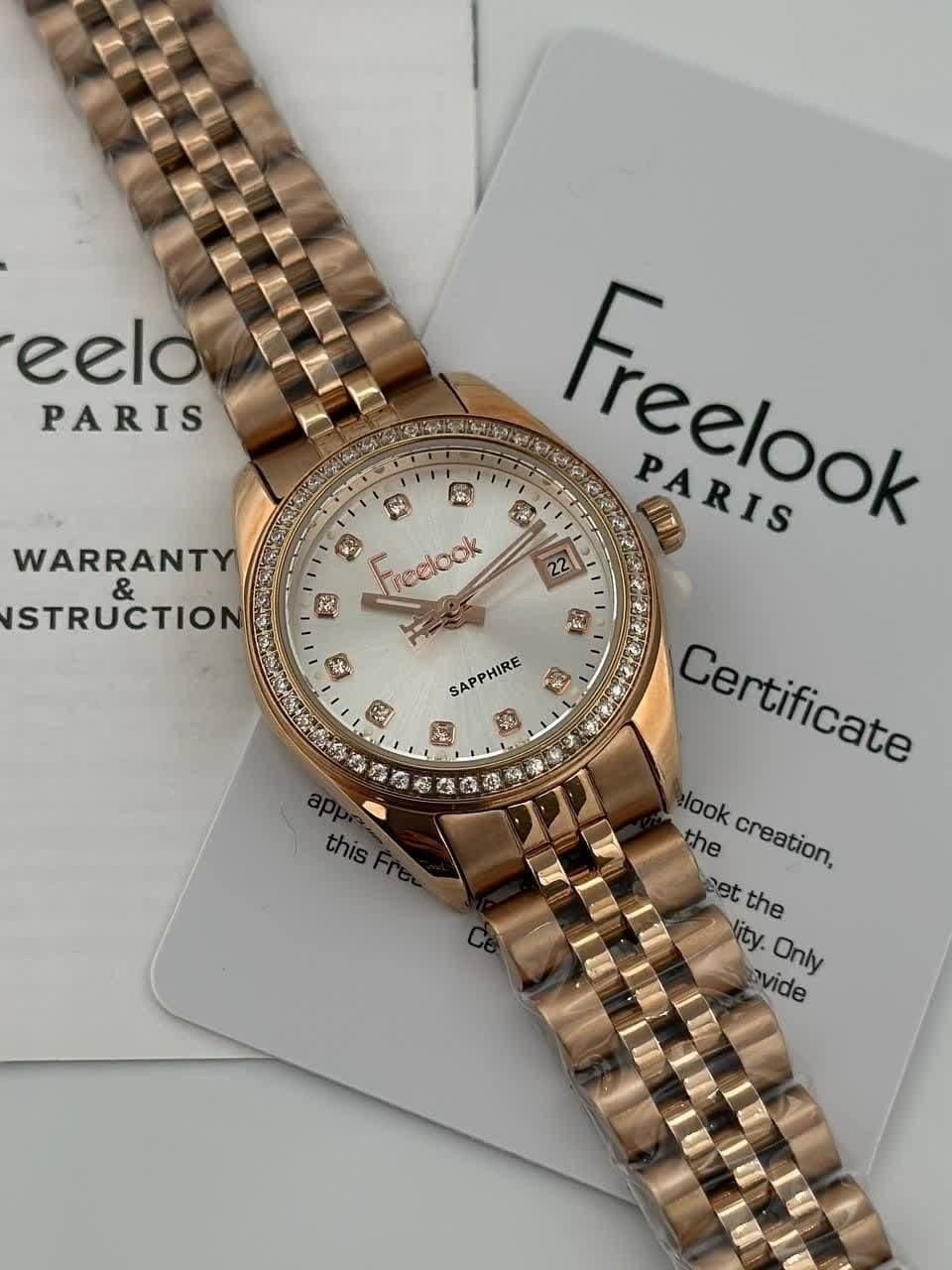 Freelook FL.1.10412-6 Women’s Watch – Rose Gold, Sapphire Crystal, Diamond Markers